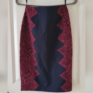Ted Baker Lace Detail Pencil Skirt